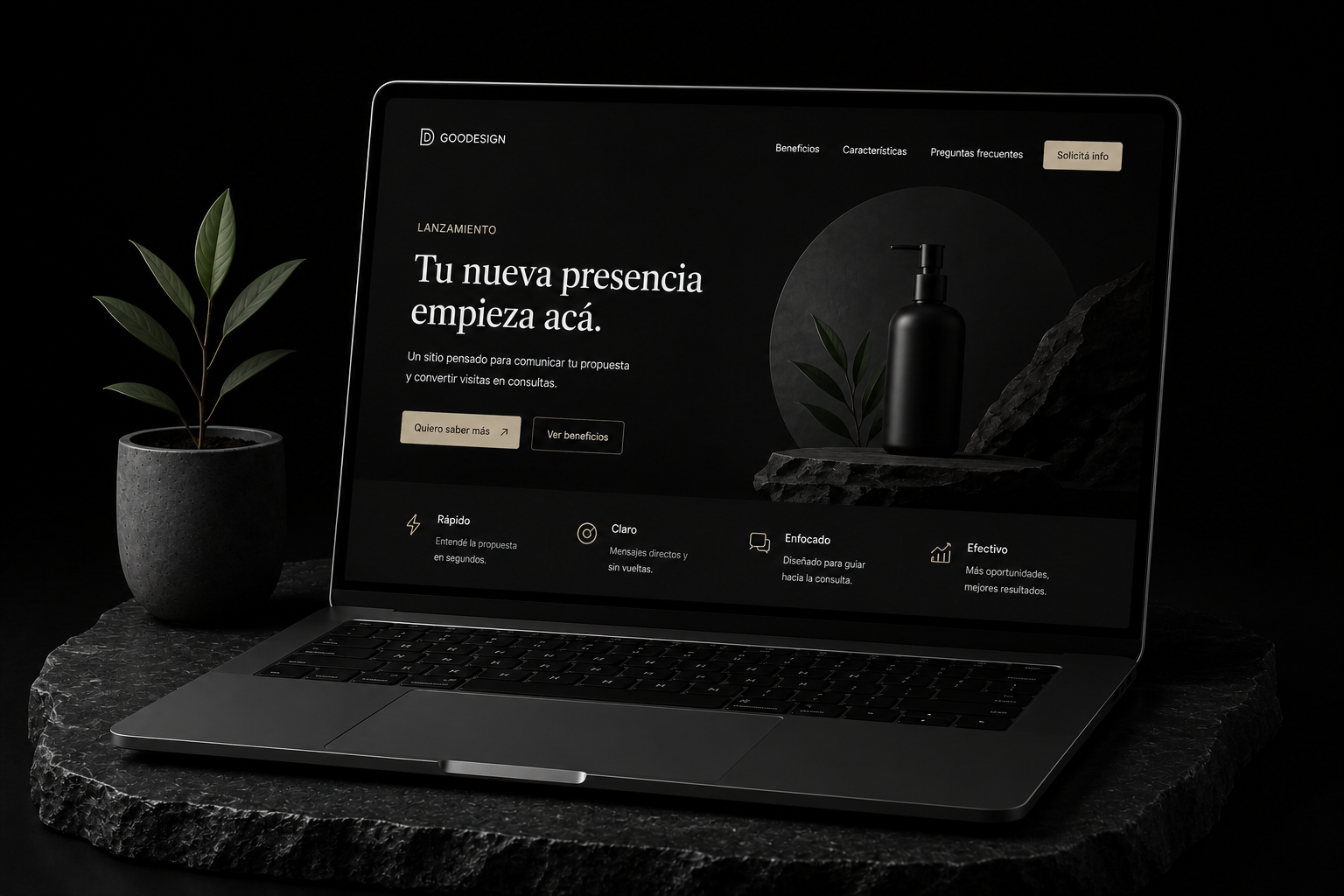 Landing page